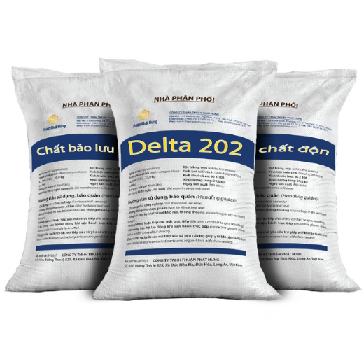 Chất bảo lưu xơ sợi giấy và chất độn Delta 202